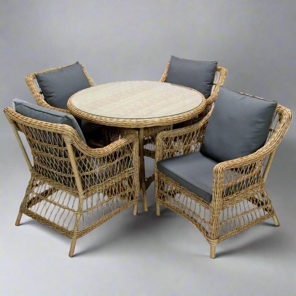 4 seater wicker outdoor setting sale