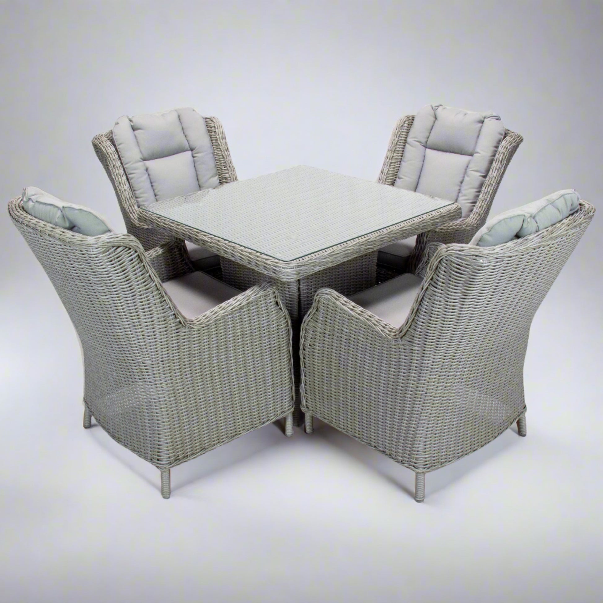 ADDA-Outdoor-Poly-Rattan-Wicker-Dining-Set-4-Seat-Chair-Table-Grey-White-4