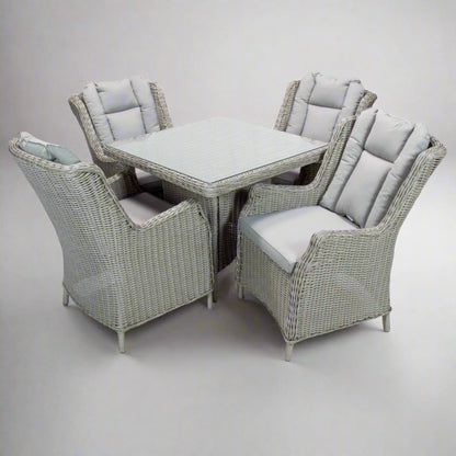 ADDA-Outdoor-Poly-Rattan-Wicker-Dining-Set-4-Seat-Chair-Table-Grey-White-1