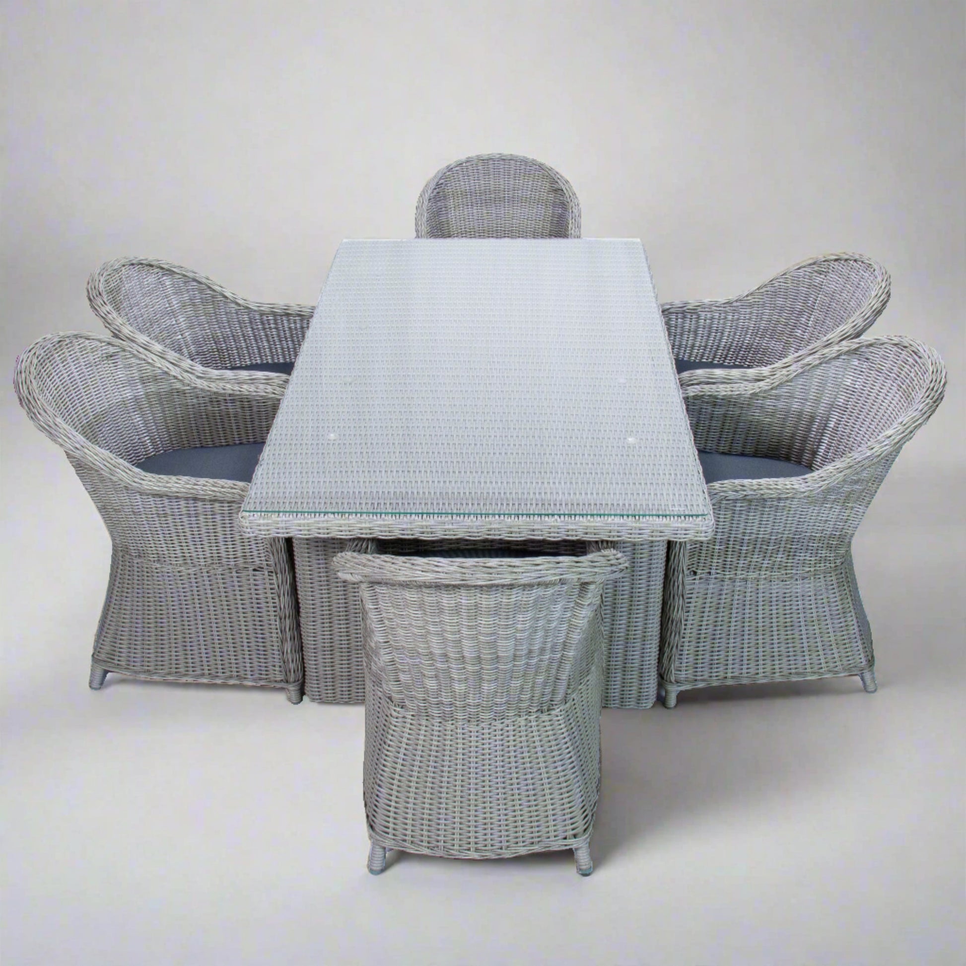 MALAWI-Outdoor-Poly-Rattan-Wicker-Dining-6-Seat-Set-Grey-White-2