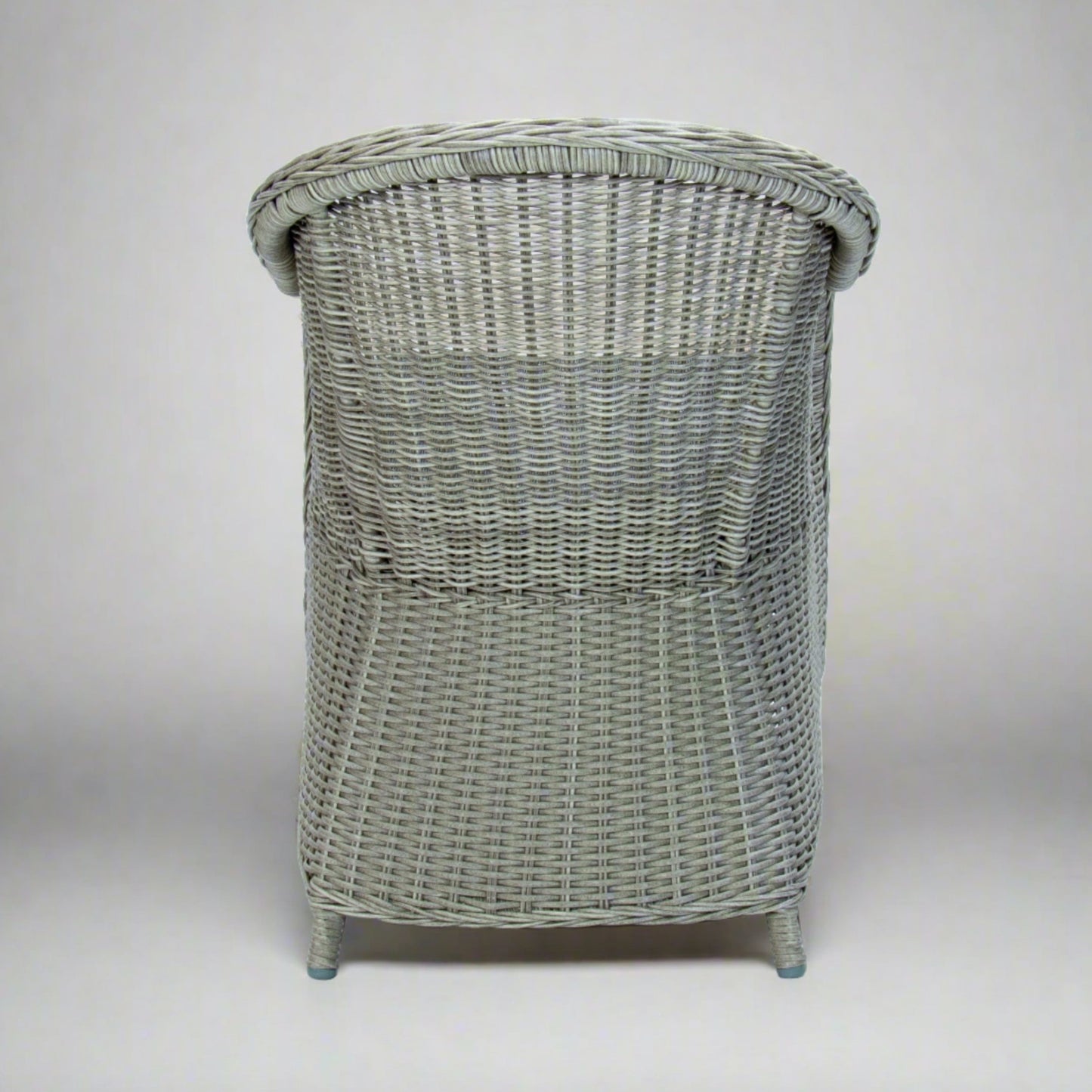 MALAWI | 4 Seater Poly Rattan Wicker Outdoor Dining Set | Grey