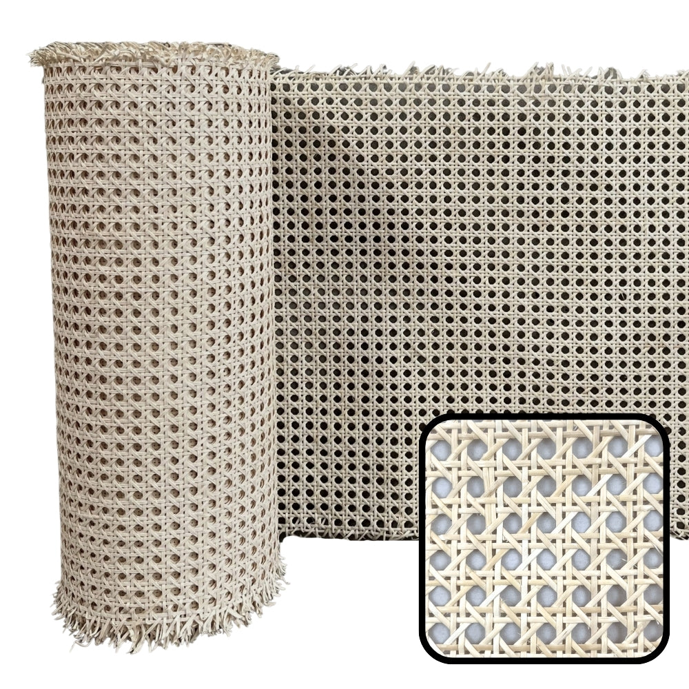 Natural-Rattan-Cane-Webbing-Mesh-Roll-Panel-Furniture-Chair-Repair-Open-Weave-Circle-Hexagonal-Melbourne-Australia-Bleached-Light-Brown-9