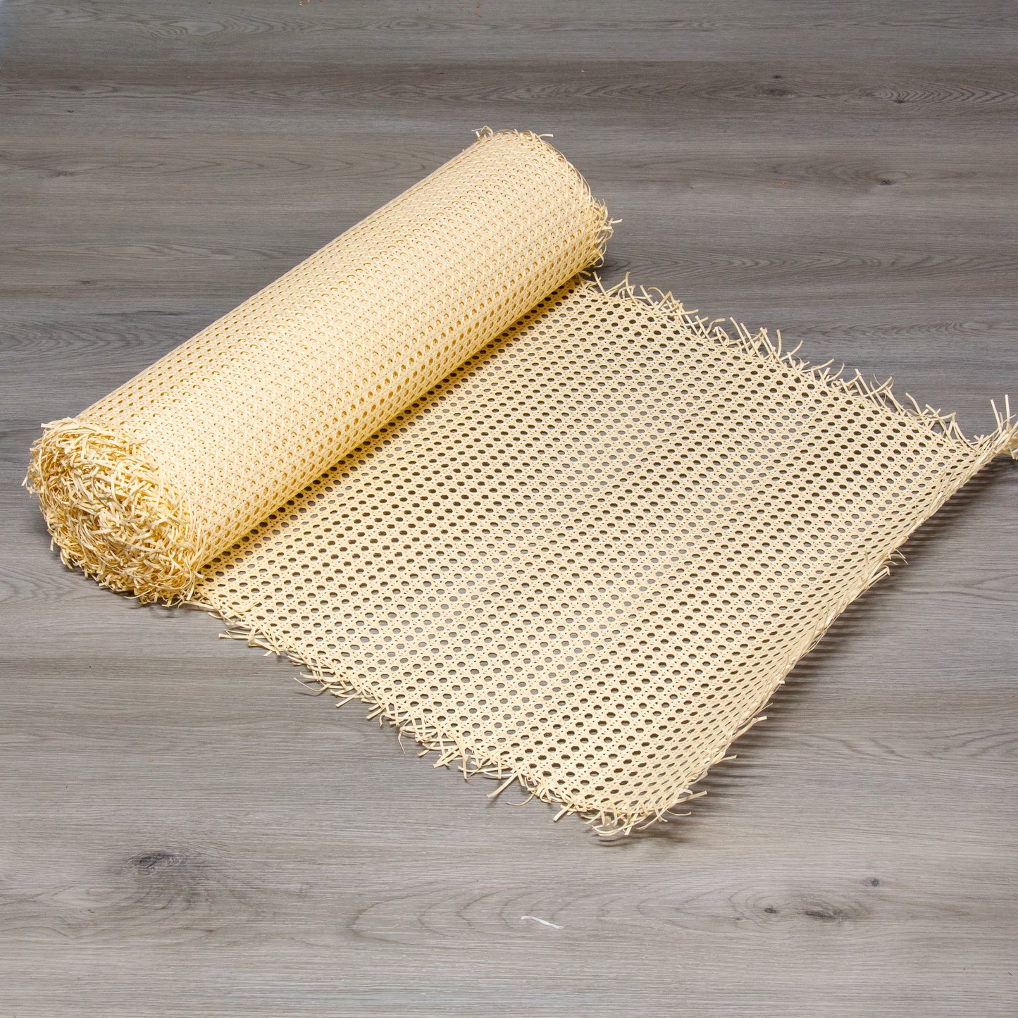 Plastic-Synthetic-Faux-PE-Rattan-Cane-Webbing-Mesh-Roll-Panel-Furniture-Chair-Repair-Open-Weave-Circle-Hexagonal-Melbourne-Australia-Light-Yellow-1