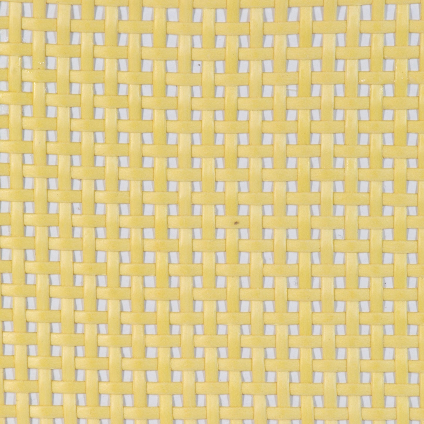 PLASTIC Rattan Cane Webbing | RADIO Square | LIGHT YELLOW