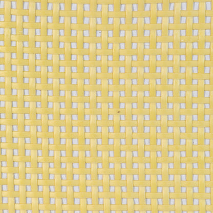 PLASTIC Rattan Cane Webbing | RADIO Square | LIGHT YELLOW