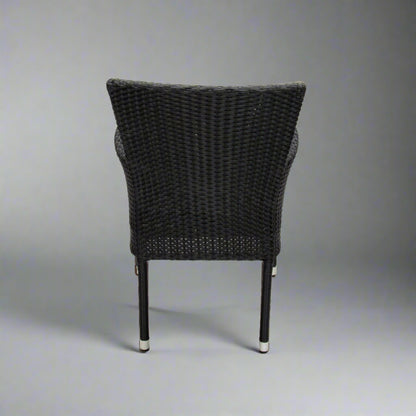 Stackable-Cheap-Outdoor-Poly-Rattan-Wicker-Dining-Chair-Black-5