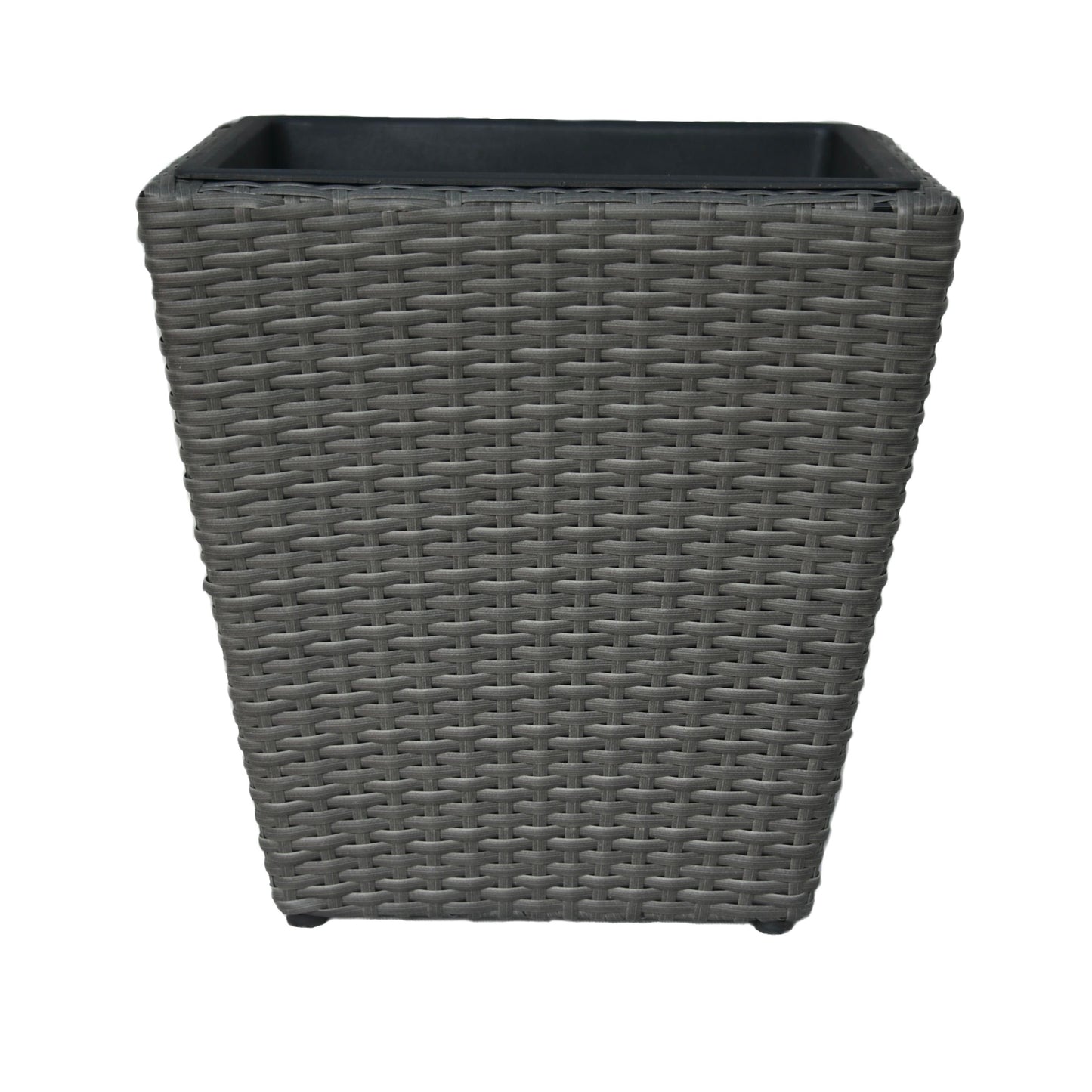 SERENO Poly Rattan Wicker Large Planter Pot - Grey - Direct Factory Furniture Australia